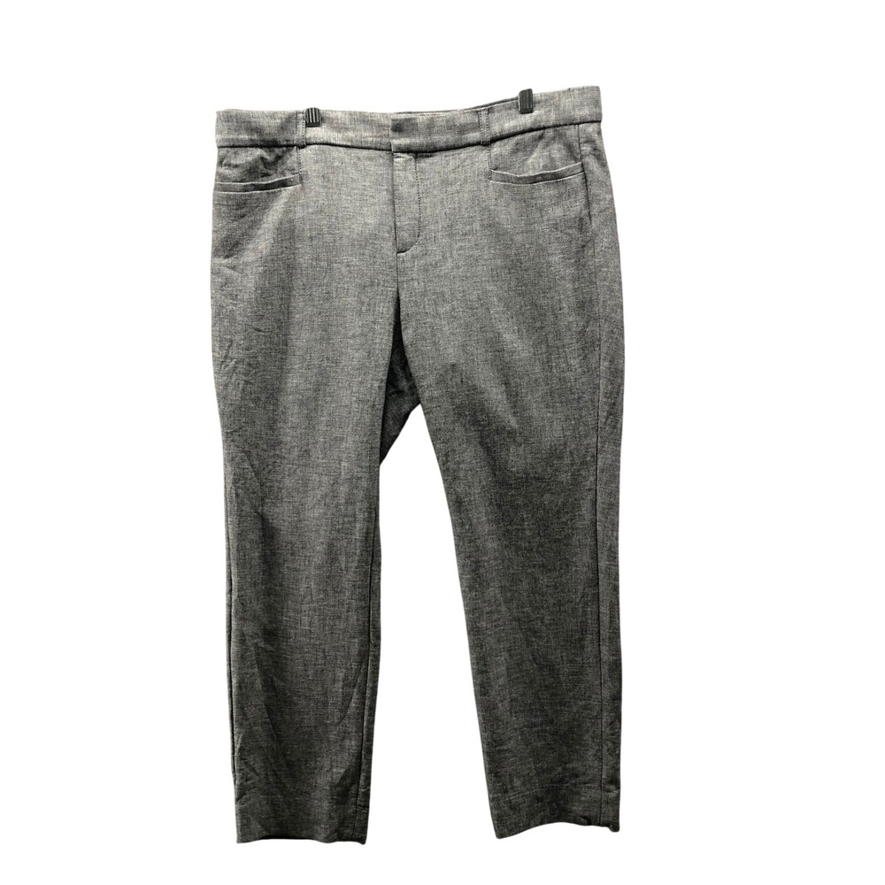 Banana Republic Sloan Skinny Fit Ankle Pants Womens 12S Gray 12P Dress Pants